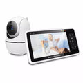 5" Video Baby Monitor with Camera – 4x Zoom, 22Hr Battery, 2-Way Audio & Temperature Sensor