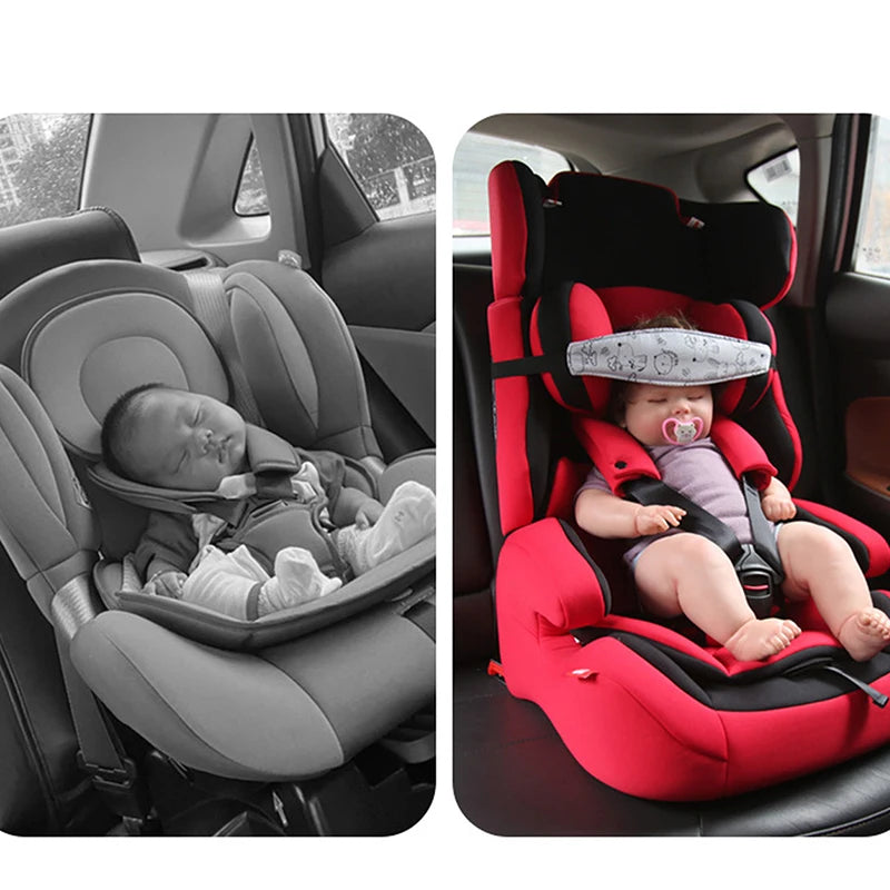 Baby Car Seat Head Support – Adjustable Sleep Positioner & Safety Pillow