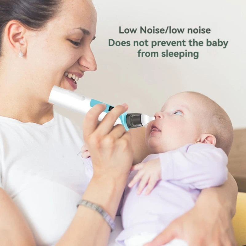 Baby Electric Nasal Aspirator – Rechargeable Nose Suction for Newborns & Infants