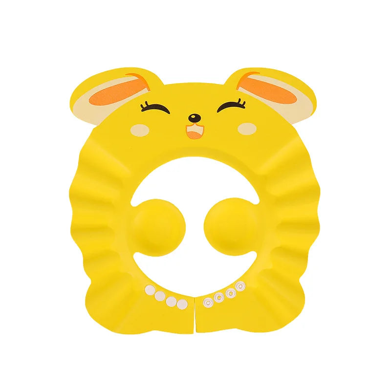 Baby Shower Soft Cap Hat for Kids Ear Protection Shampoo Bathing Shower Protect Head Cover