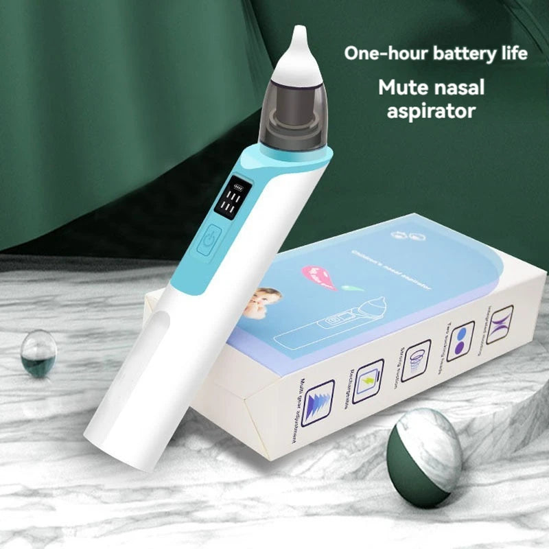 Baby Electric Nasal Aspirator – Rechargeable Nose Suction for Newborns & Infants