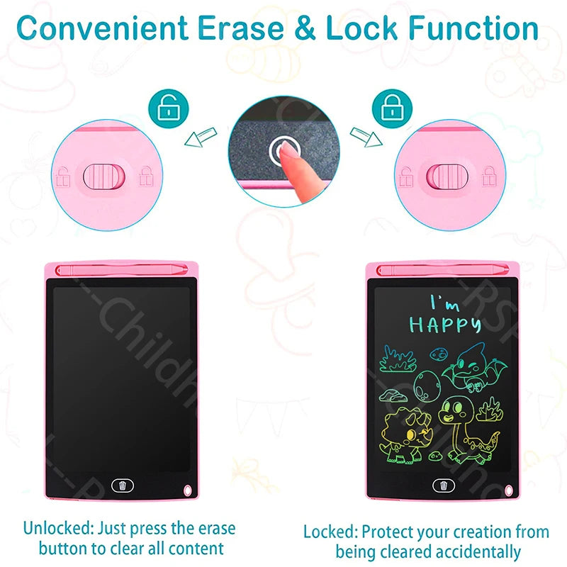 Kids LCD Writing Tablet – Portable Digital Drawing & Handwriting Pad