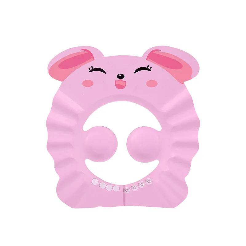 Baby Shower Soft Cap Hat for Kids Ear Protection Shampoo Bathing Shower Protect Head Cover