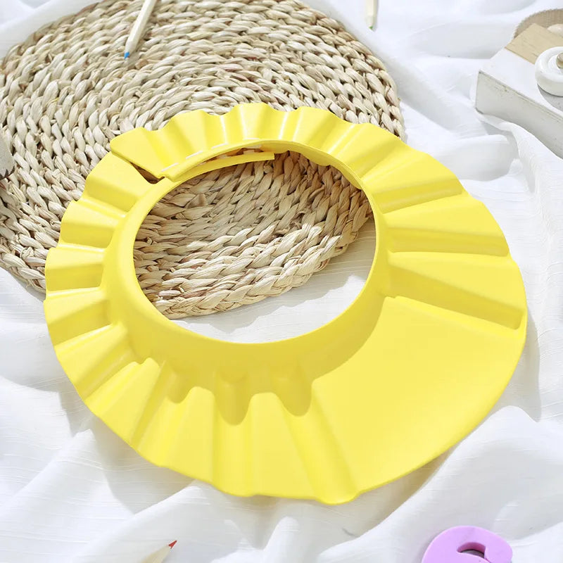 Baby Shower Soft Cap Hat for Kids Ear Protection Shampoo Bathing Shower Protect Head Cover