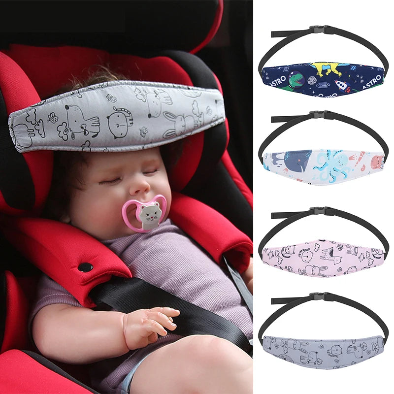 Baby Car Seat Head Support – Adjustable Sleep Positioner & Safety Pillow